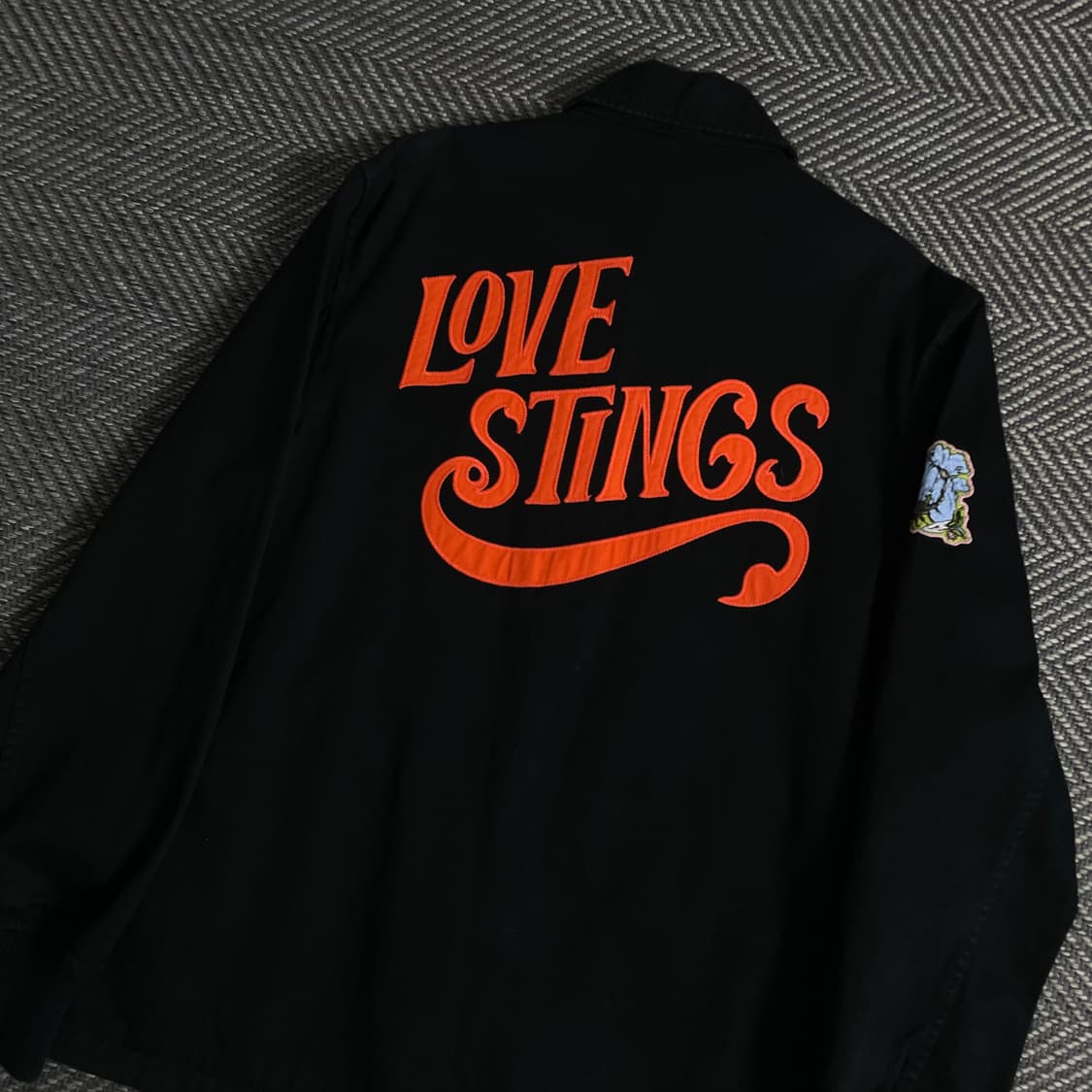 오프닝 세레모니 빅로고 블랙 박시핏 워크 자켓y 3553 상품이미지1