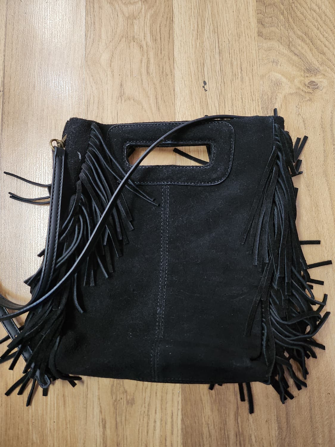 675) 소가죽 스웨이드 크로스백 상품이미지3