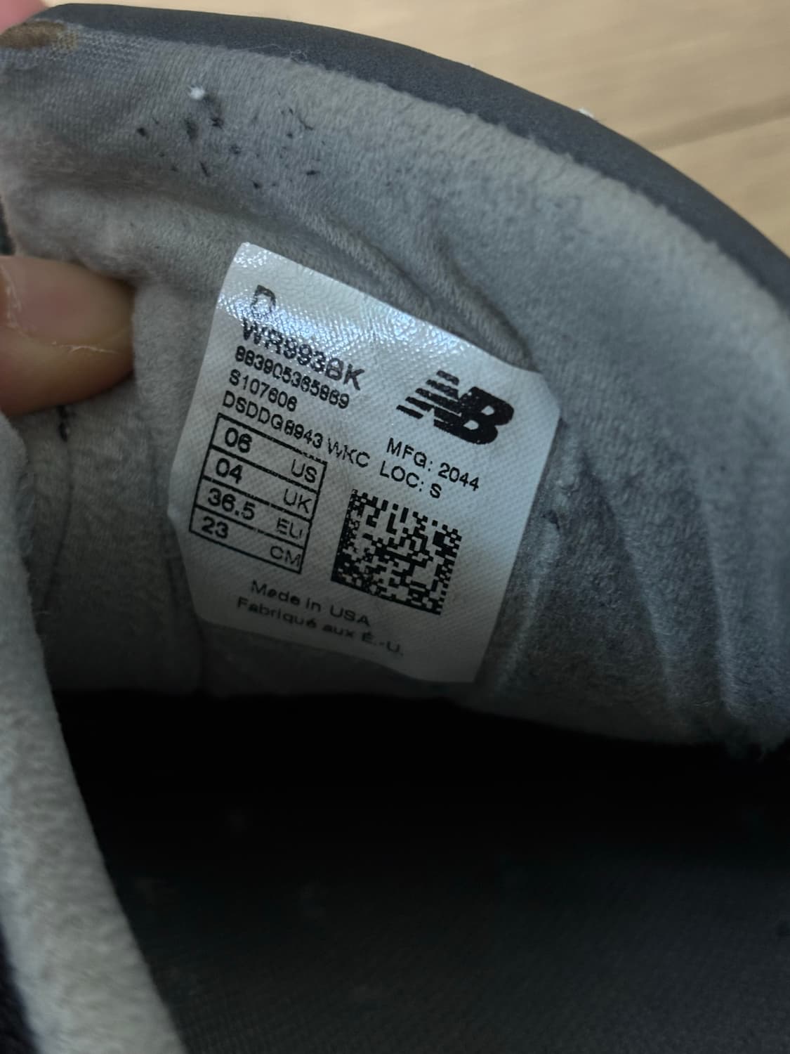 235 뉴발란스 블랙 993 상품이미지4