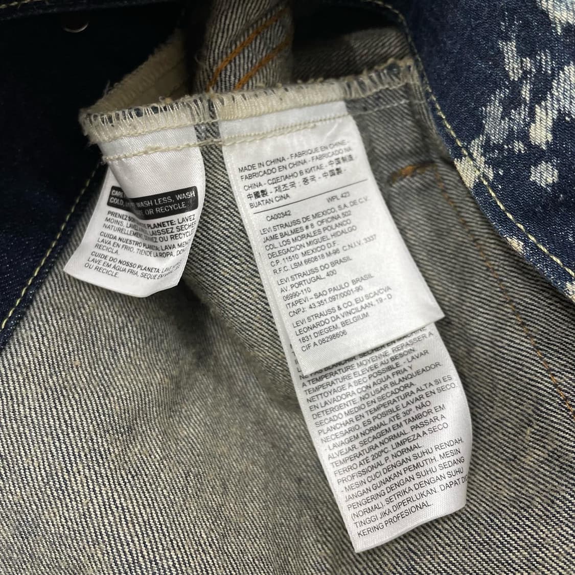 Levis  리바이스 레드탭 페인팅  데님 트러커 자켓 상품이미지7