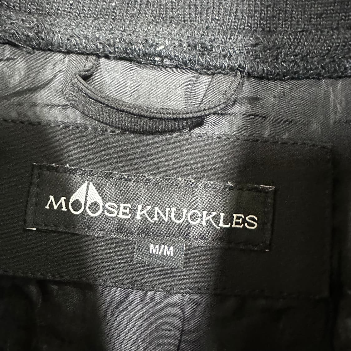 ✨ (바배) 무스너클 블루종 블랙 자켓  상품이미지3