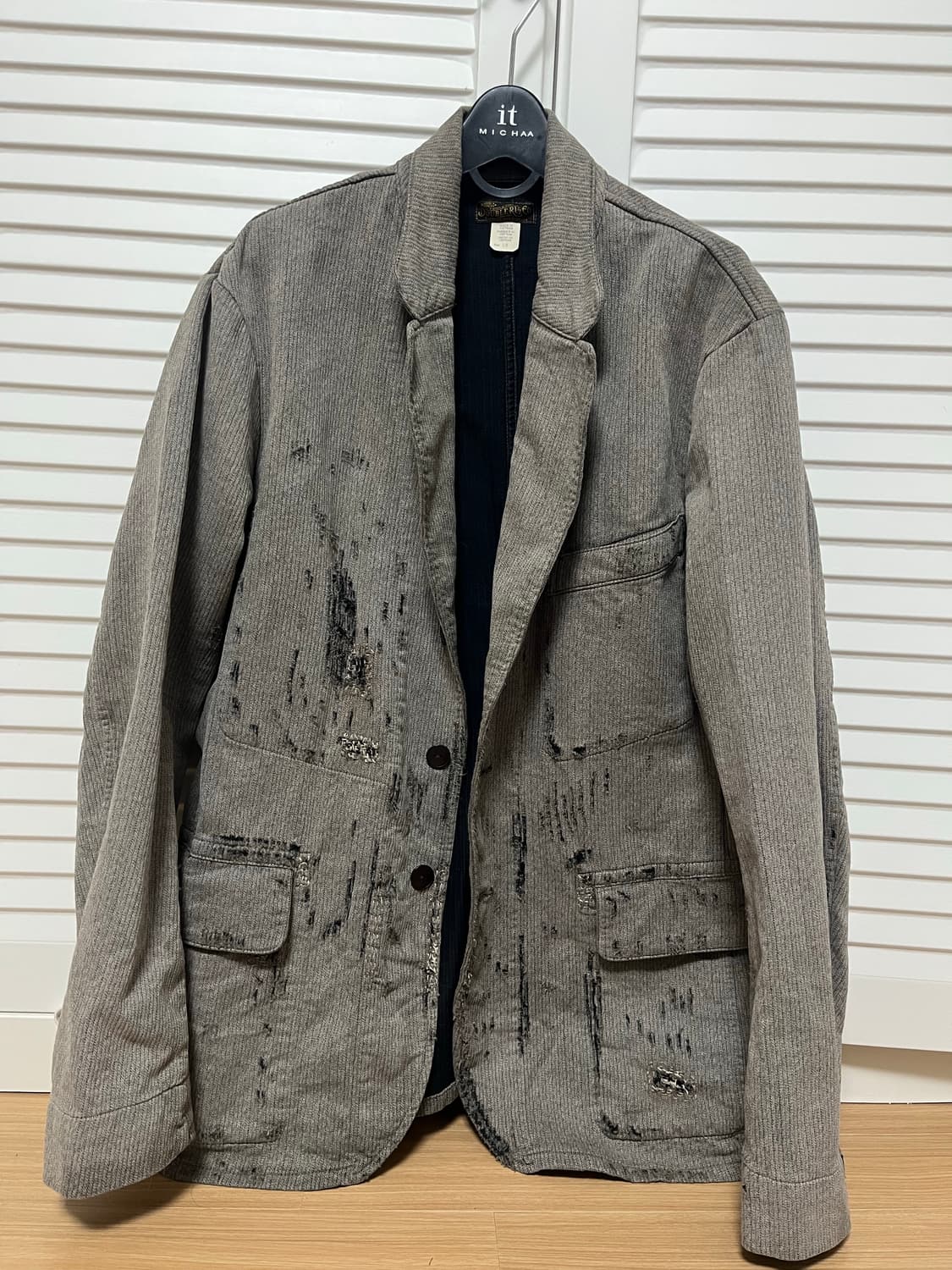 RRL 언컨스트럭티드 리페어드 자스페 블레이저 L 상품이미지1