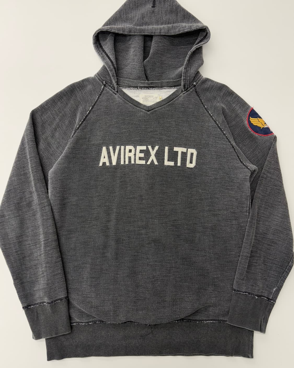 Avirex 아비렉스 차콜 애프터 후디 상품이미지3