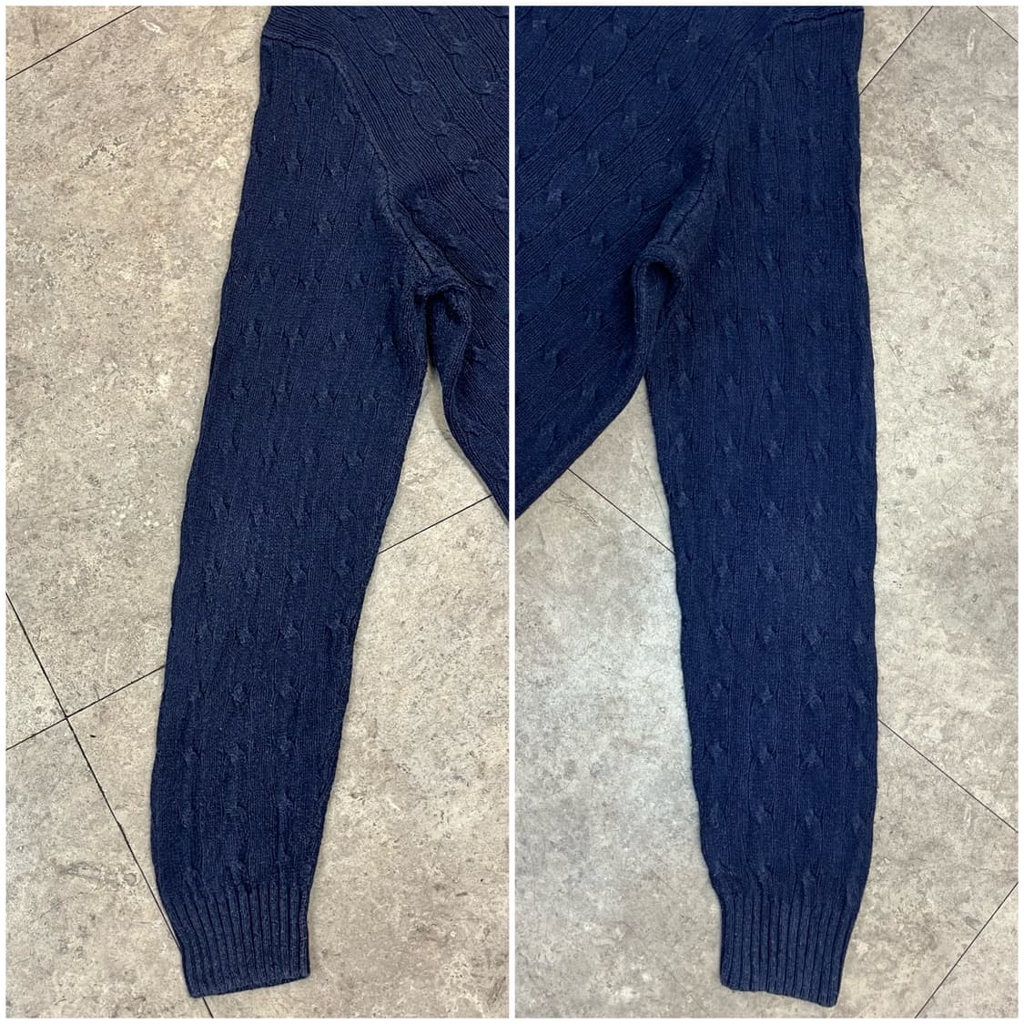 폴로 랄프로렌 꽈배기 니트 네이비 XL #csz3551 상품이미지8