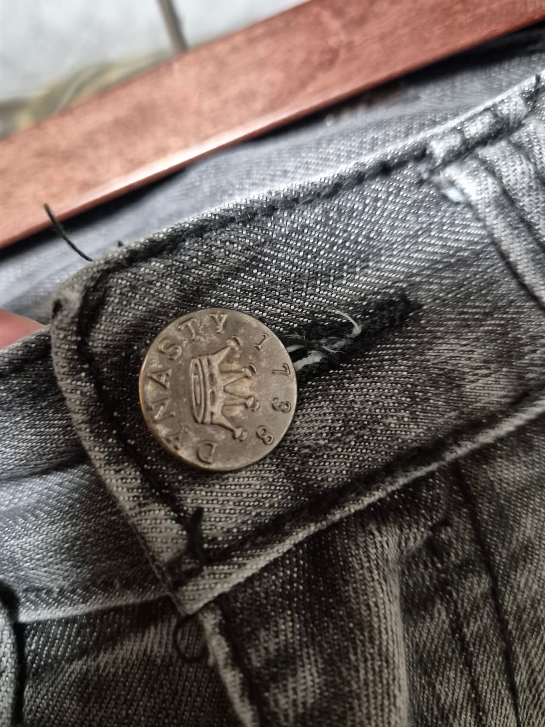 1738dynasy 그레이 워싱 힙합팬츠 허벅지 43 상품이미지6