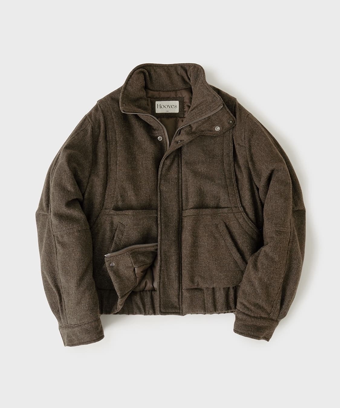 후브스 울 패디드 해링턴 자켓 상품이미지1