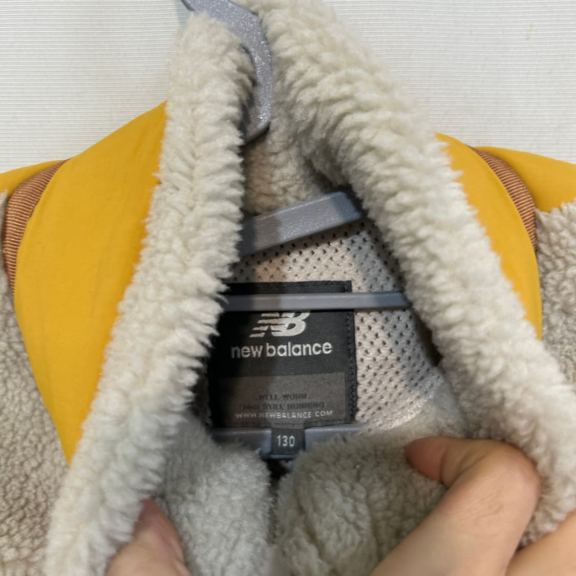 뉴발란스 키즈 뽀글이 후리스 집업 130 상품이미지2