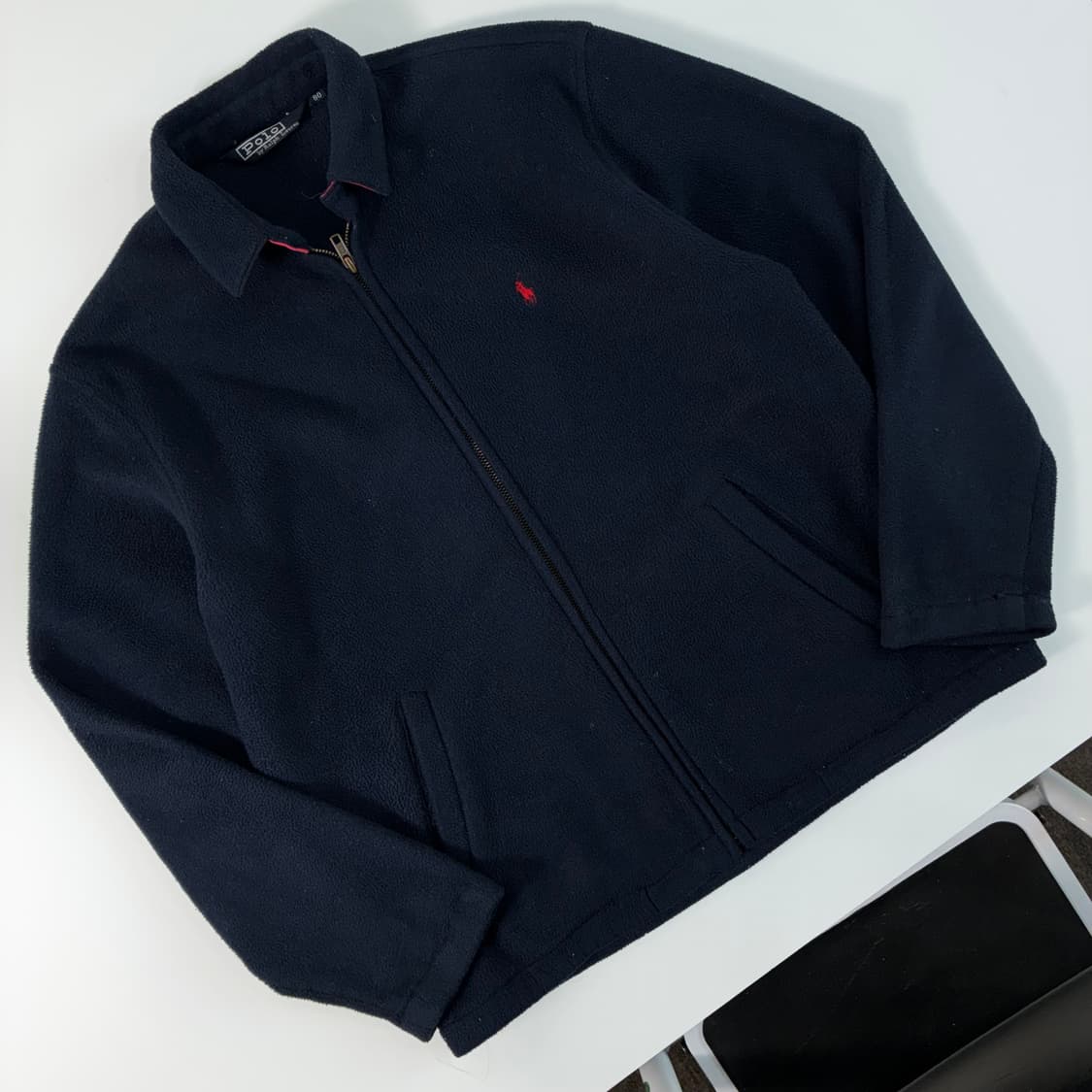 Polo  폴로 랄프로렌 자수 네이비 플리스 집업   상품이미지2