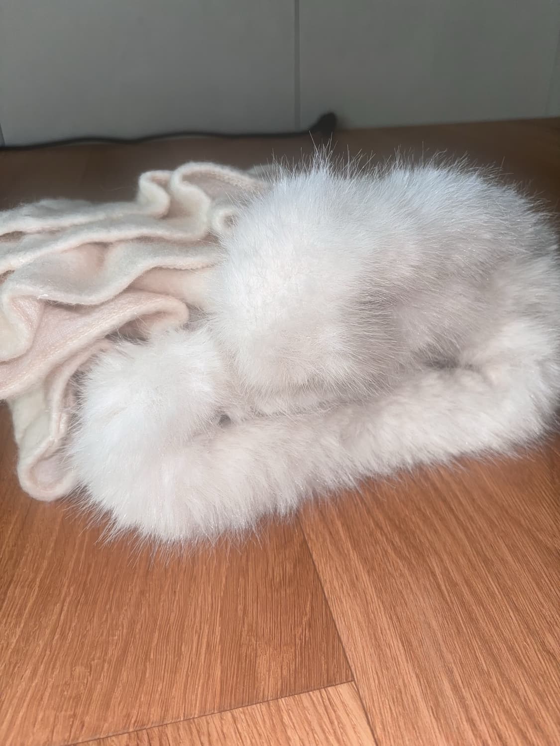 bobon21 퍼 모직 스커트 치마바지 상품이미지2