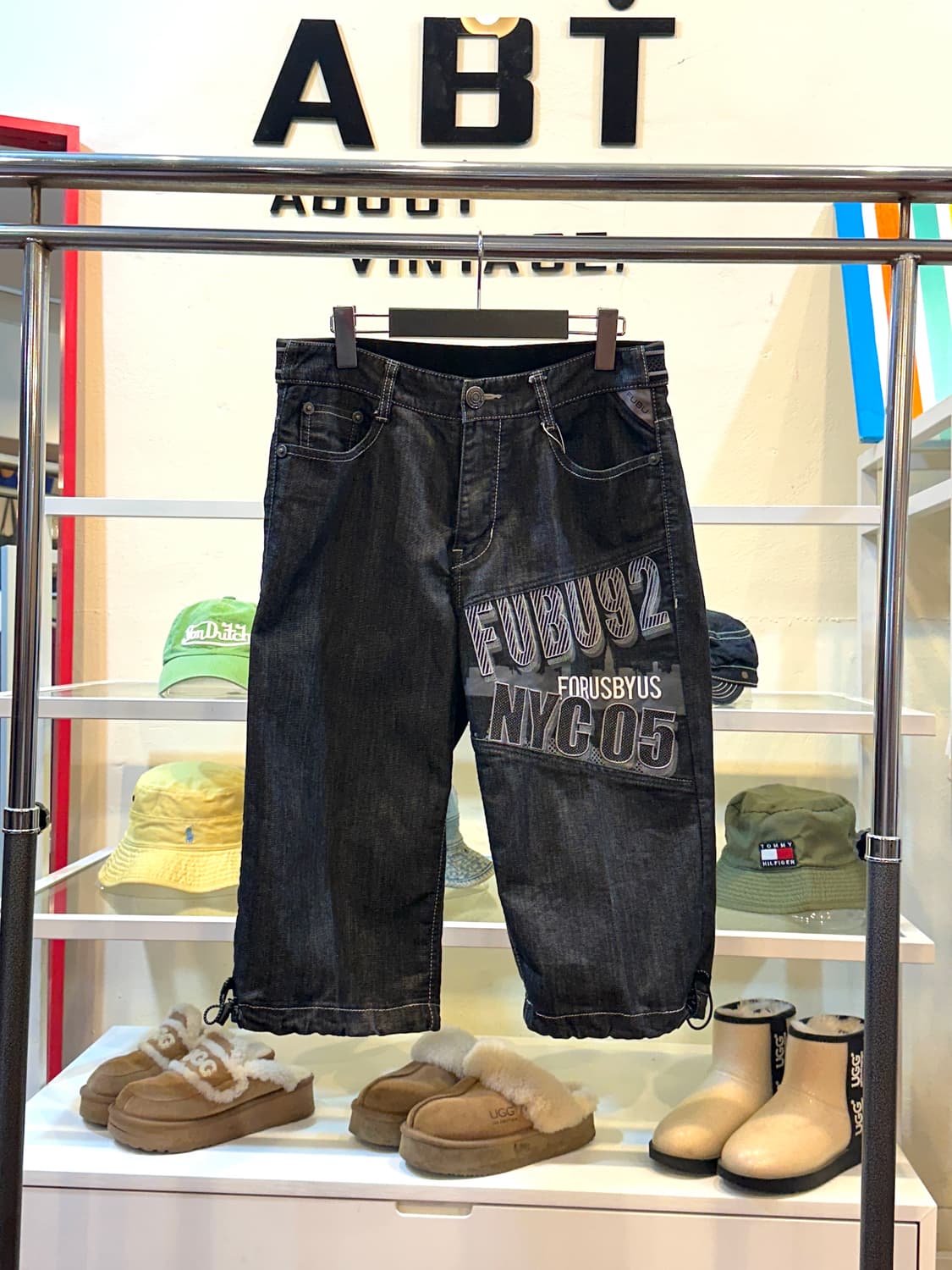 FUBU 흑청 버뮤다 상품이미지1