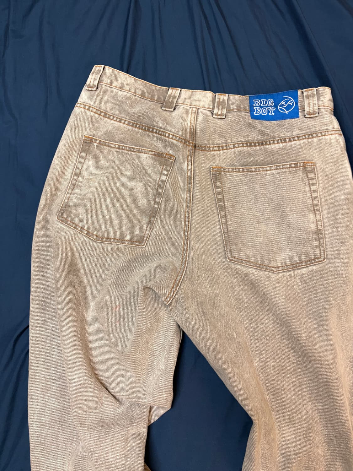 폴라 빅보이 팬츠 샌드 색 상품이미지1