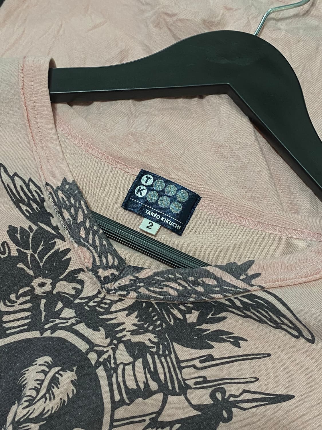 Takeo kikuchi 프린팅 브이넥 롱슬리브 상품이미지5