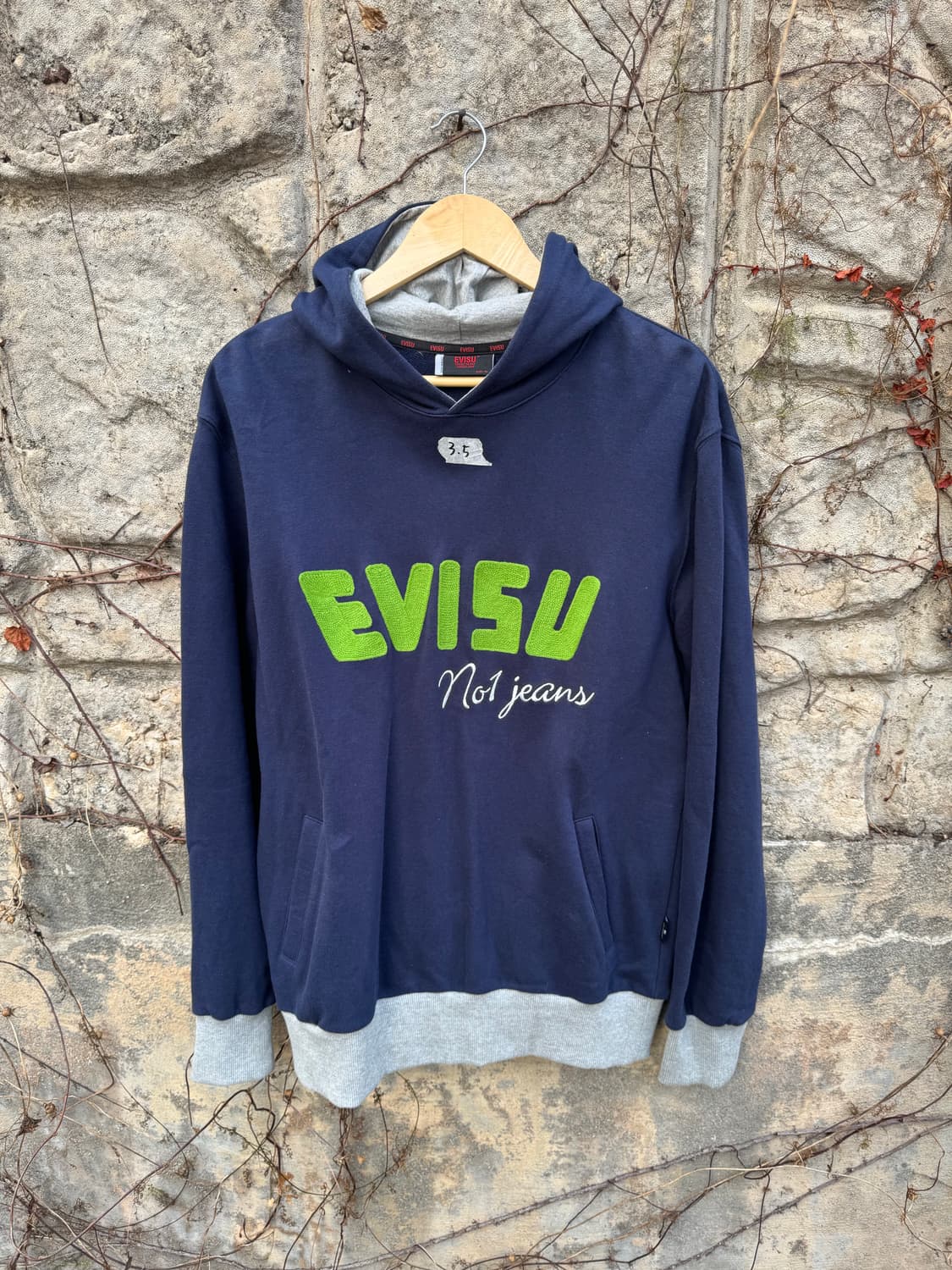 에비수 빈티지 자수 프린팅 후디 후드티 xl 상품이미지1