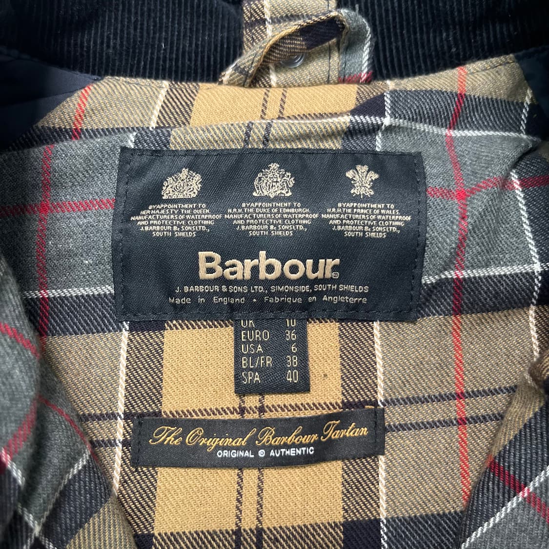 W 100 바버 뷰포트 왁스 자켓 상품이미지3