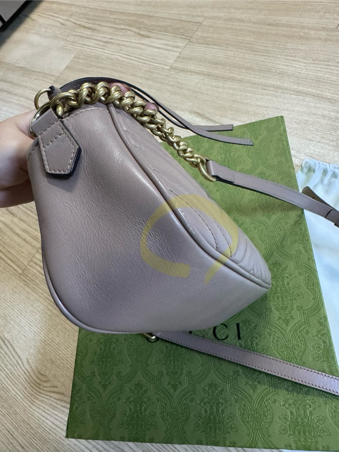 정품 구찌 마몬트 마틀라세 숄더백 상품이미지6