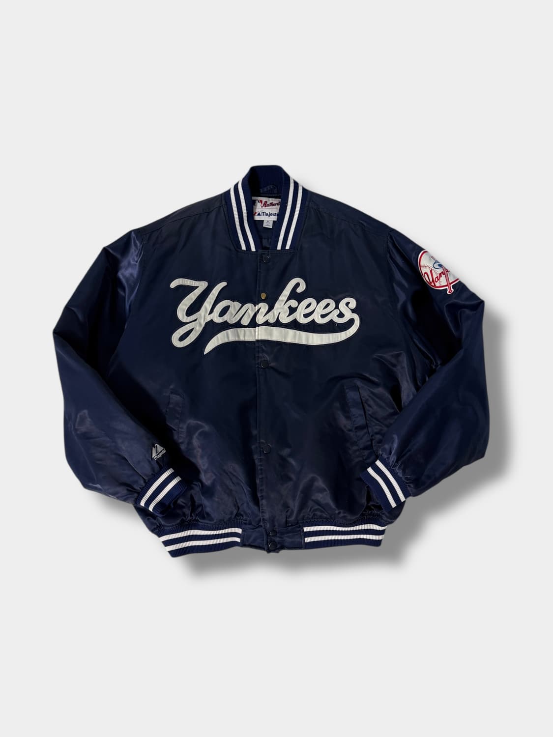 마제스틱 90‘s 오버핏 뉴욕 양키즈 스타디움 봄버 자켓 상품이미지1