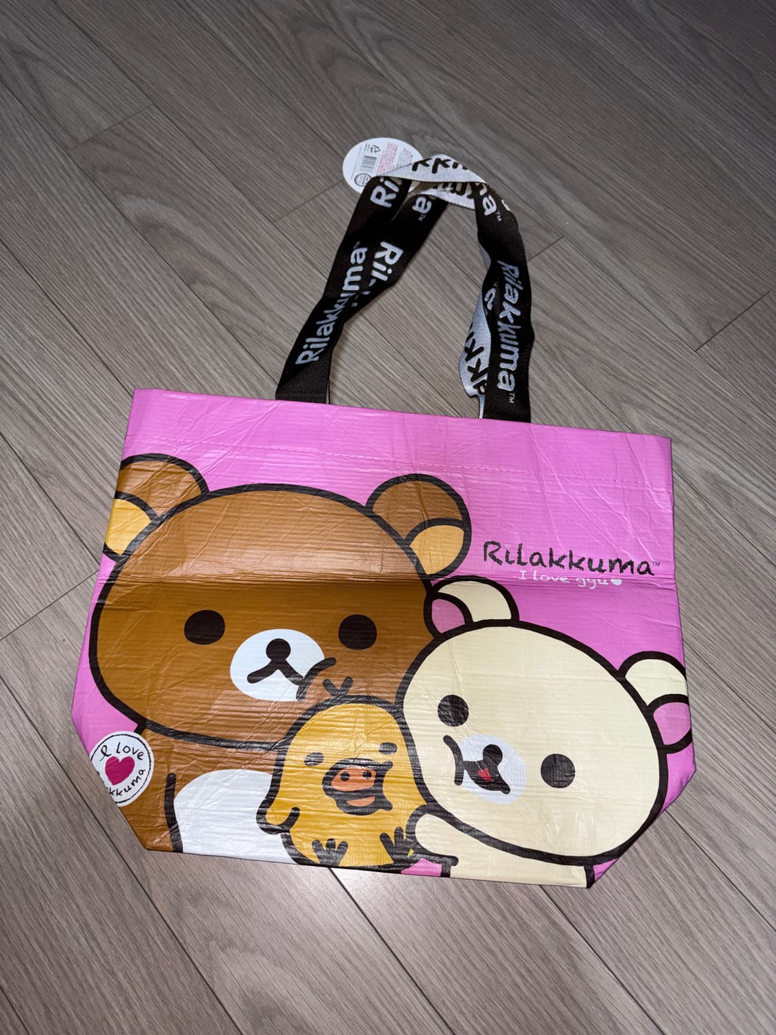 리락쿠마 CU 빼빼로 더스트백 핑크 코리락쿠마 가방 양도  1.5 상품이미지1