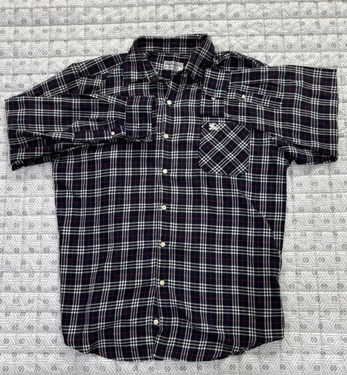 버버리 깅엄 체크 셔츠 110~115 상품이미지2