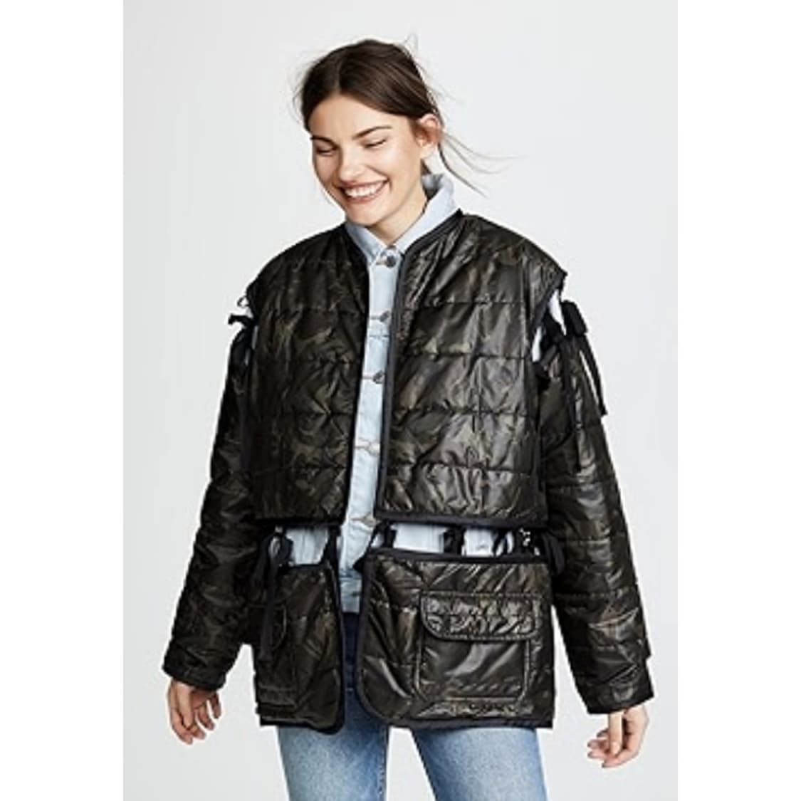 샌디 리앙 SANDY LIANG 카모 퀼팅 자켓 상품이미지1