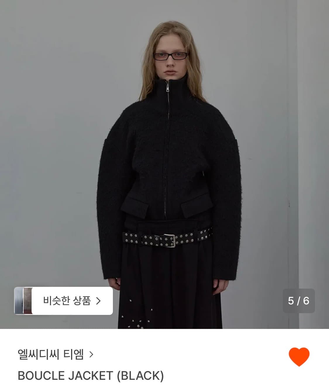 BOUCLE JACKET (BLACK) 상품이미지1