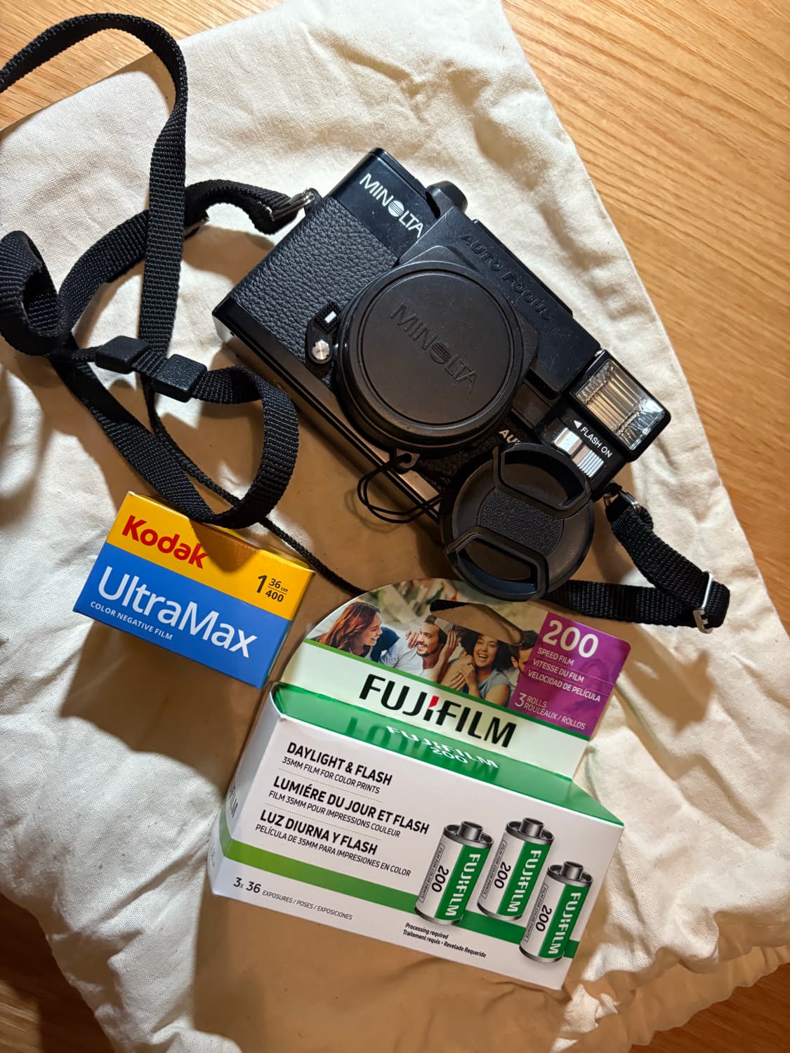 미놀타 하이매틱 af-d + 필름 4개 상품이미지4