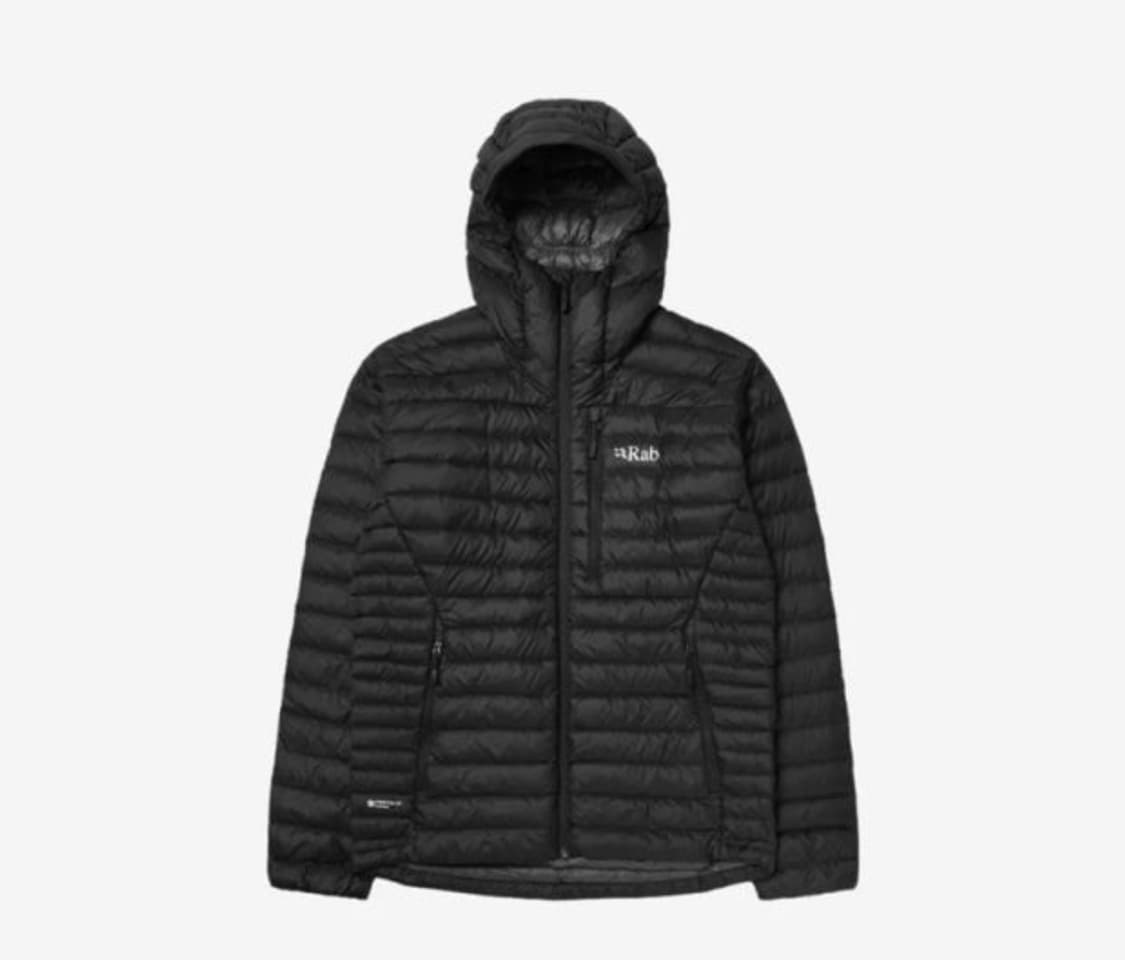 L) 랩 마이크로라이트 알파인 자켓 블랙 패딩 상품이미지1