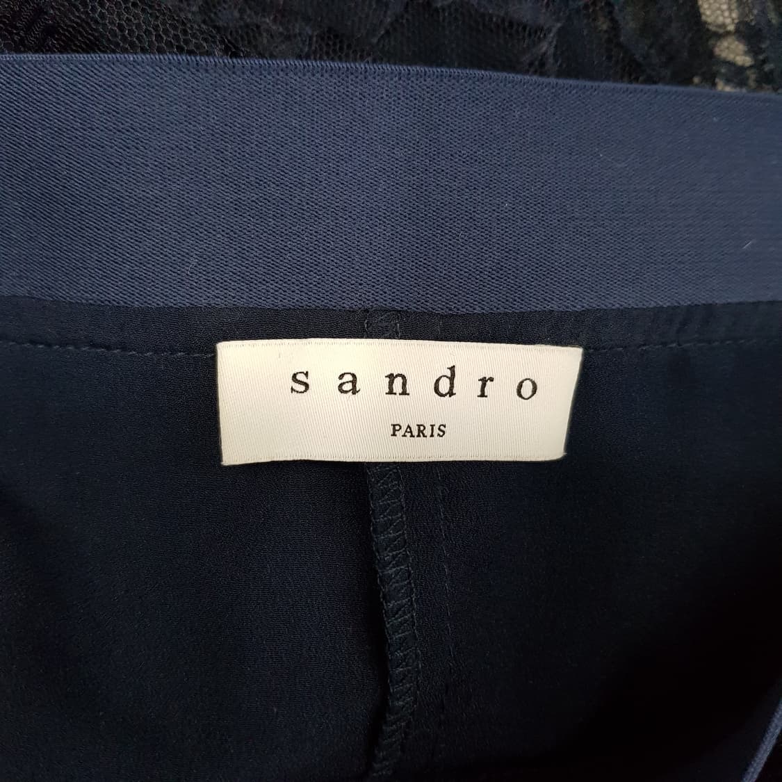 산드로 레이스 플리츠 롱 스커트 1사이즈 상품이미지5