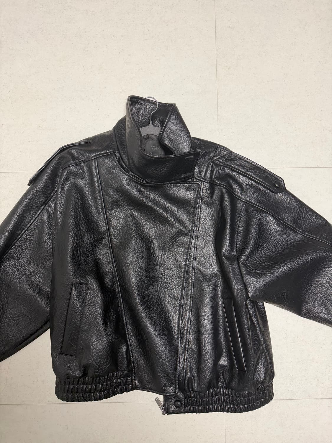 자라 포우 레더 자켓 XXL 상품이미지1