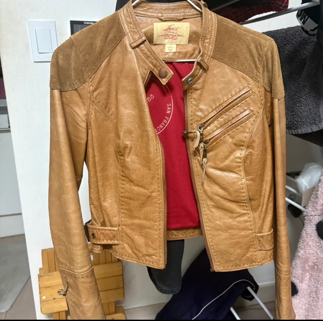 빈티지 리바이스 가죽자켓 상품이미지1