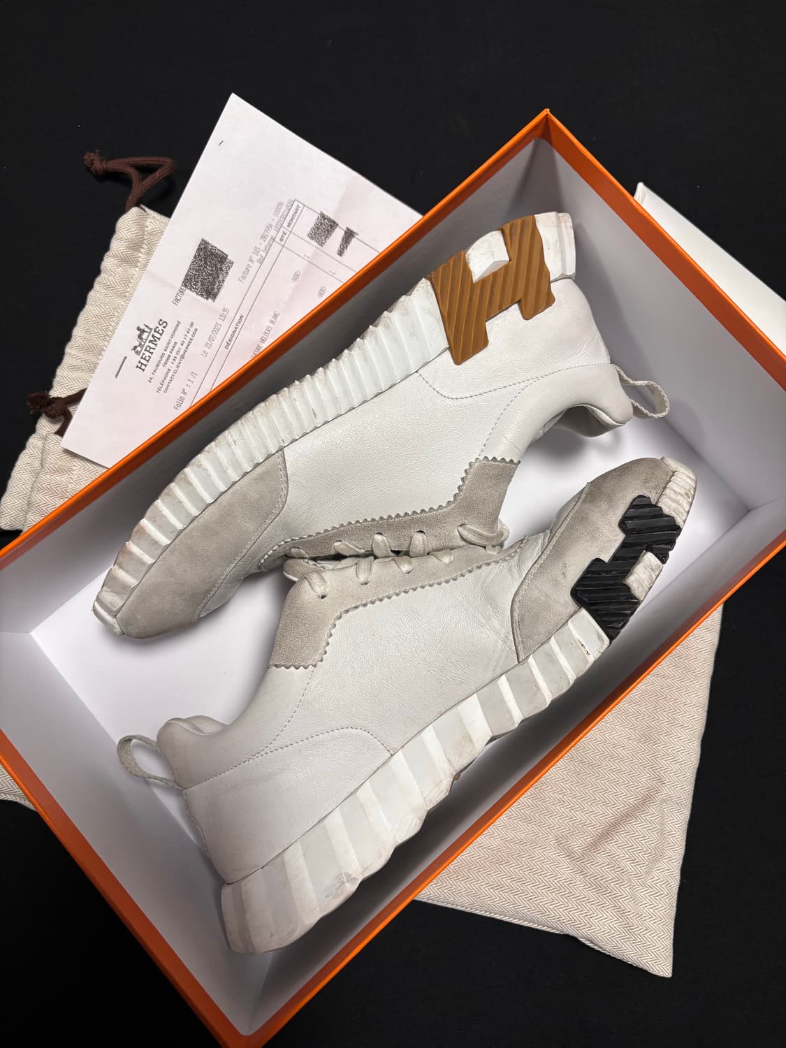 에르메스 남성 바운싱 레더 스니커즈 42.5 상품이미지2