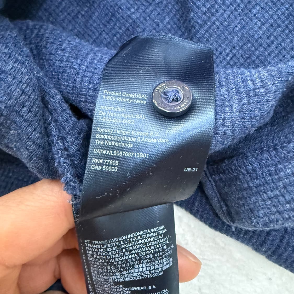 L 타미힐피거 슬림핏 긴팔 티셔츠 0326T 상품이미지4