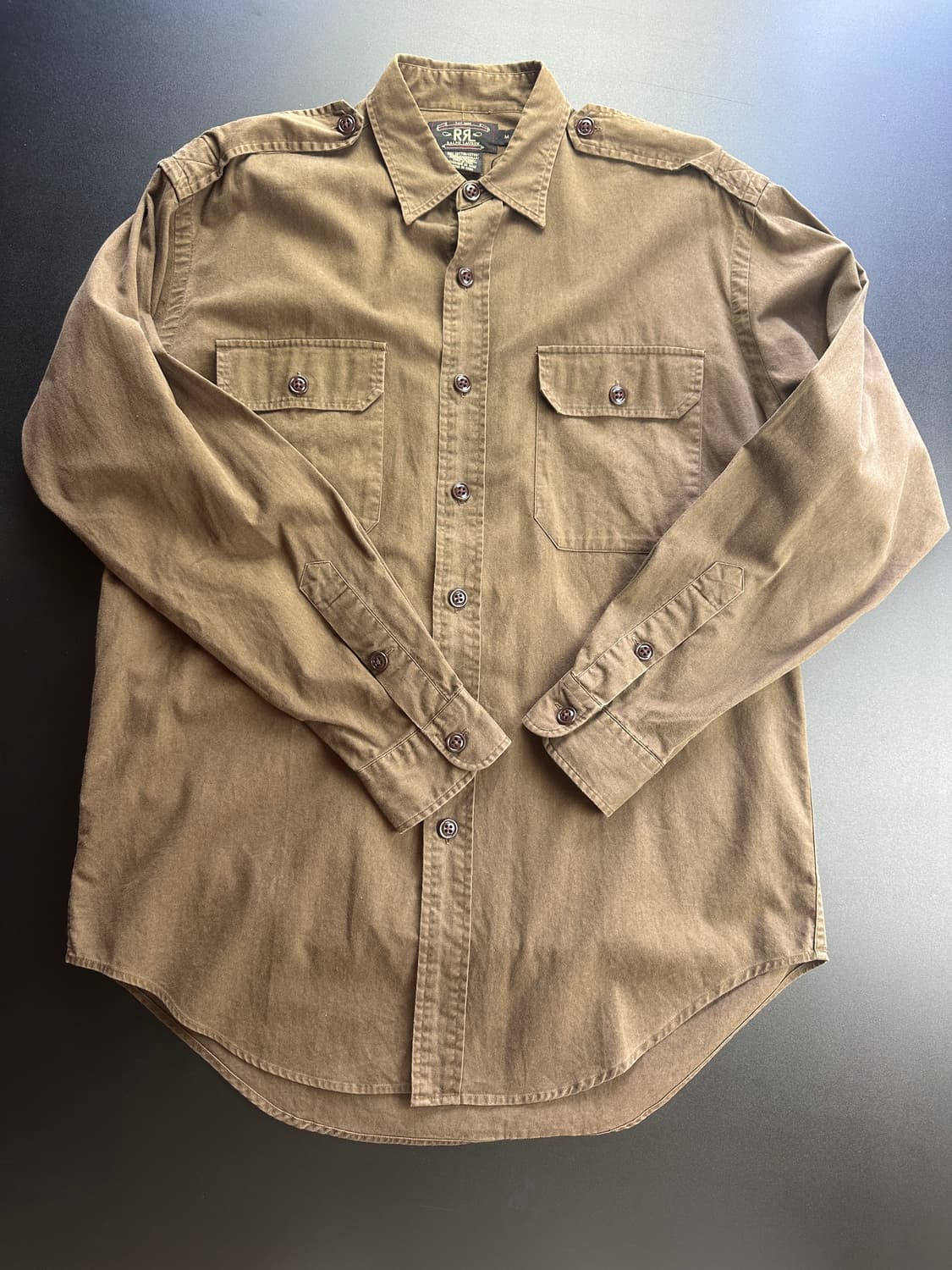 90‘s RRL military shirts 상품이미지2