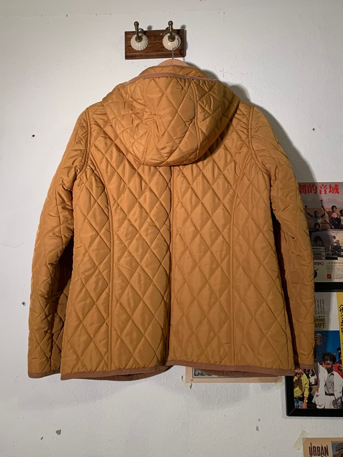 빔즈하트 옐로우 마드라스체크 퀼팅베스트 상품이미지6