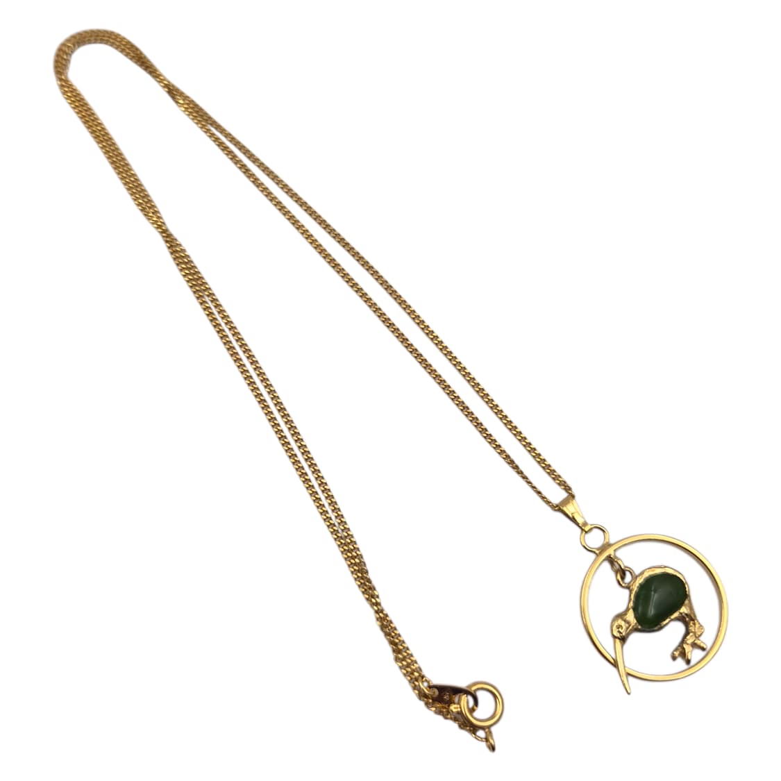 80s 뉴질랜드 아리키 22k 키위새 목걸이 상품이미지3