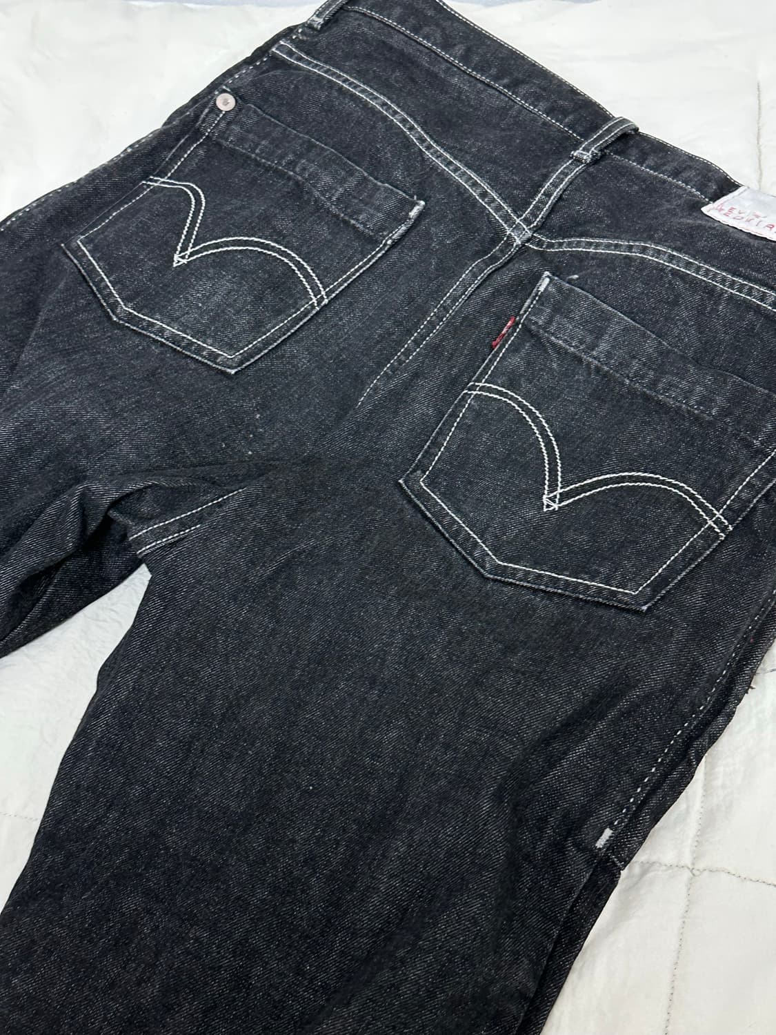 00s 리바이스 레드와이어 32 흑청 배기핏 상품이미지3