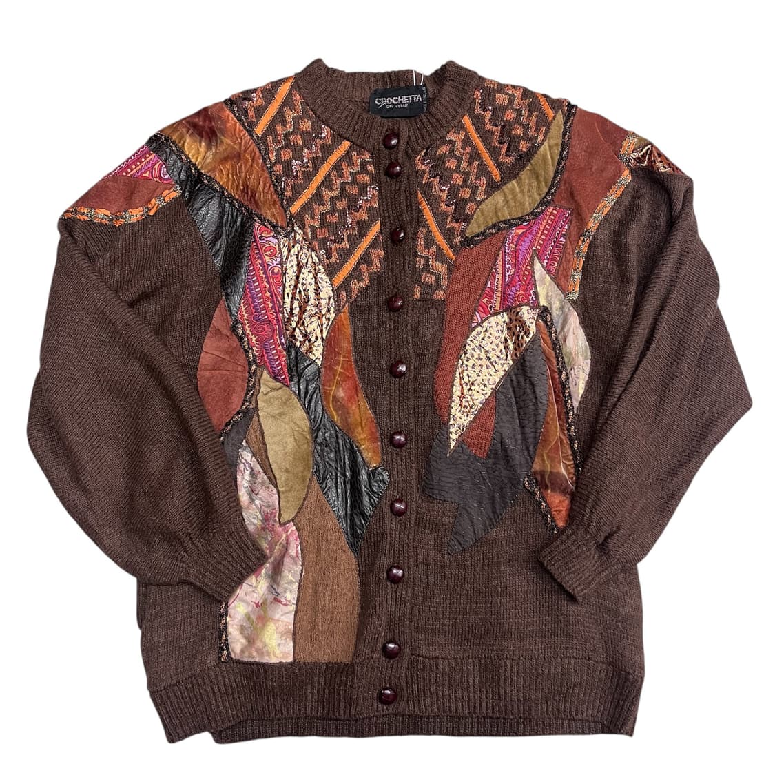 잉글랜드 아방가르드 패치워크 가디건 상품이미지1