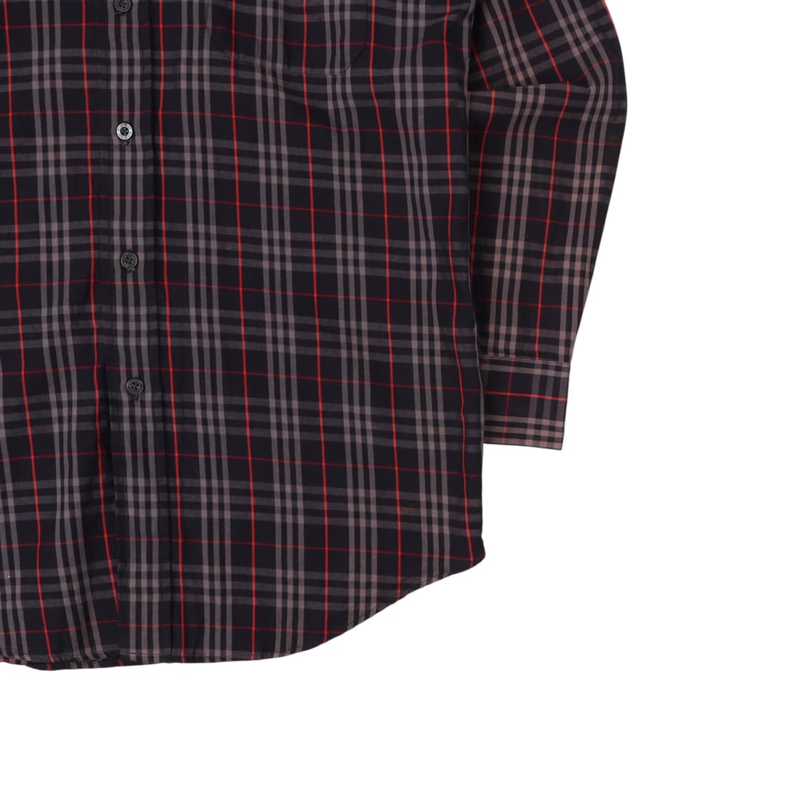 버버리 런던 네이비 노바체크 셔츠 상품이미지4
