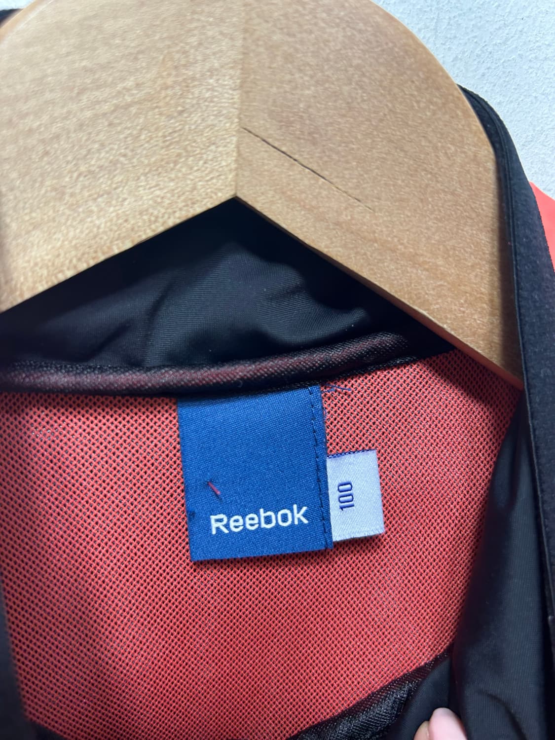 리복 후드 집업 오렌지 런닝 자켓 상의 바람막이 100 상품이미지3