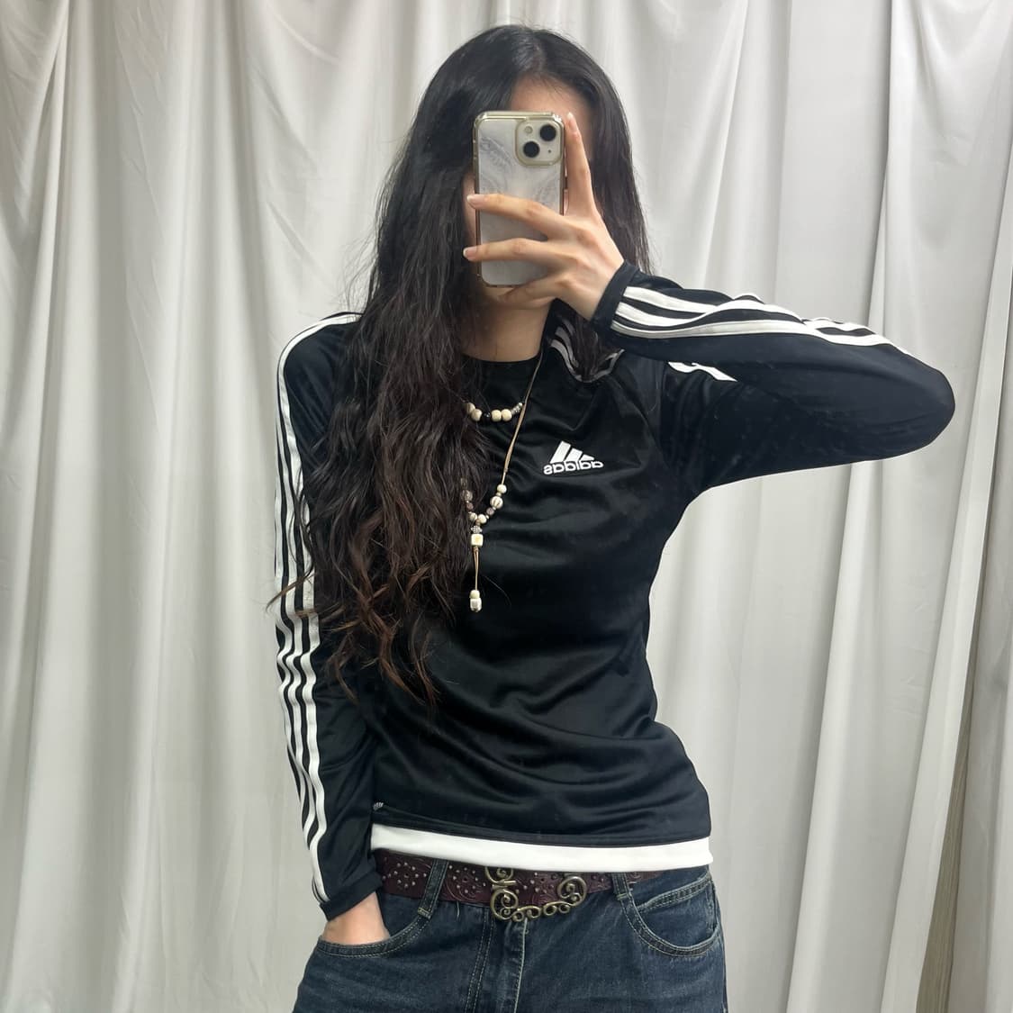 Adidas black long sleeves 상품이미지2