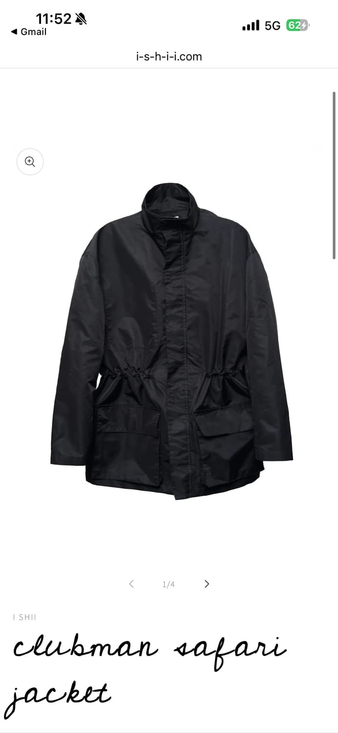 iSHII Club man sapari jacket mu 상품이미지1