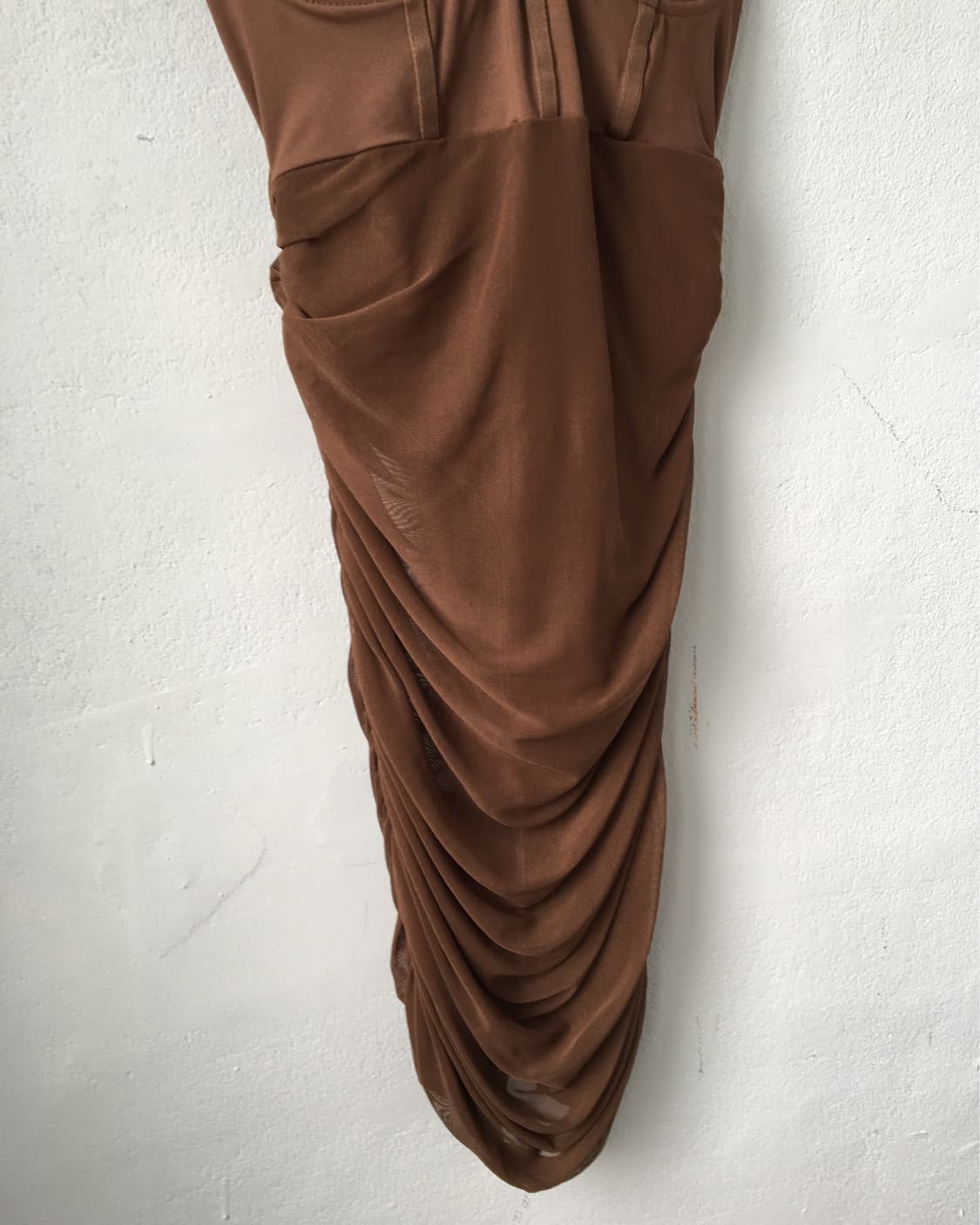 Side shirring point sleeveless onepiece 상품이미지5