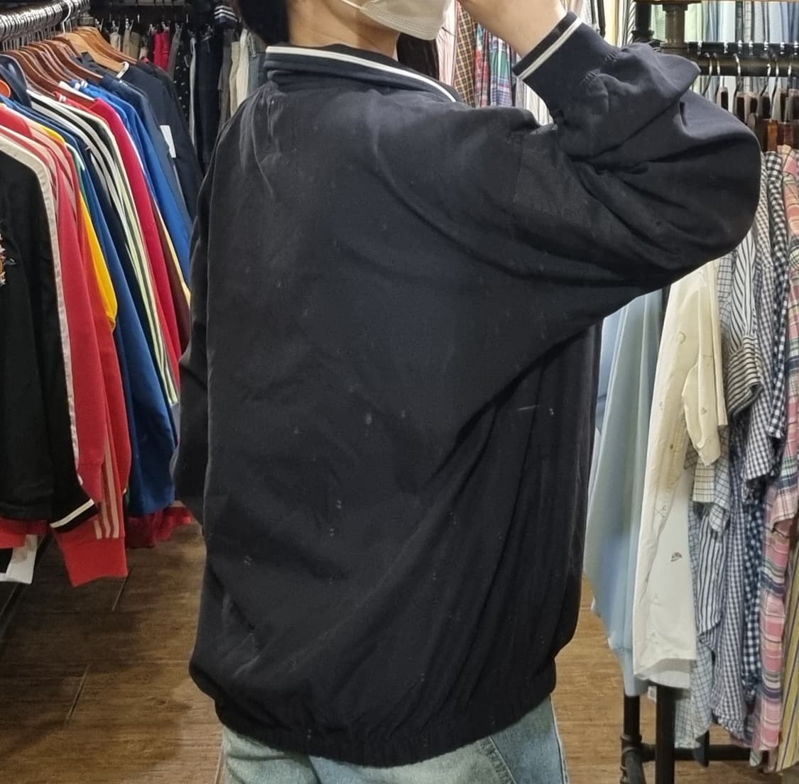 [Hi] nike 나이키 반집업 웜업 블랙 상품이미지5