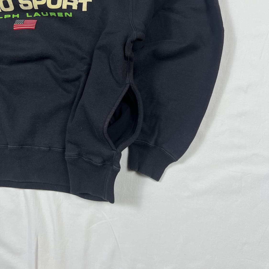 90’s 폴로스포츠 polo sport 스펠아웃 하프집업 스웻셔츠 상품이미지4