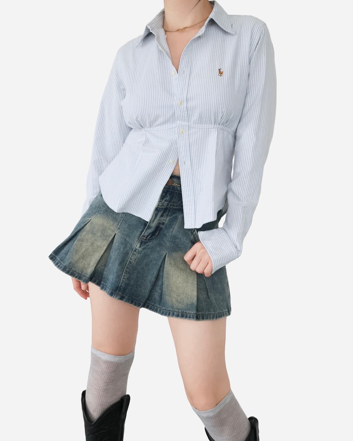 Ralph Lauren Remake Striped Shirt 상품이미지4