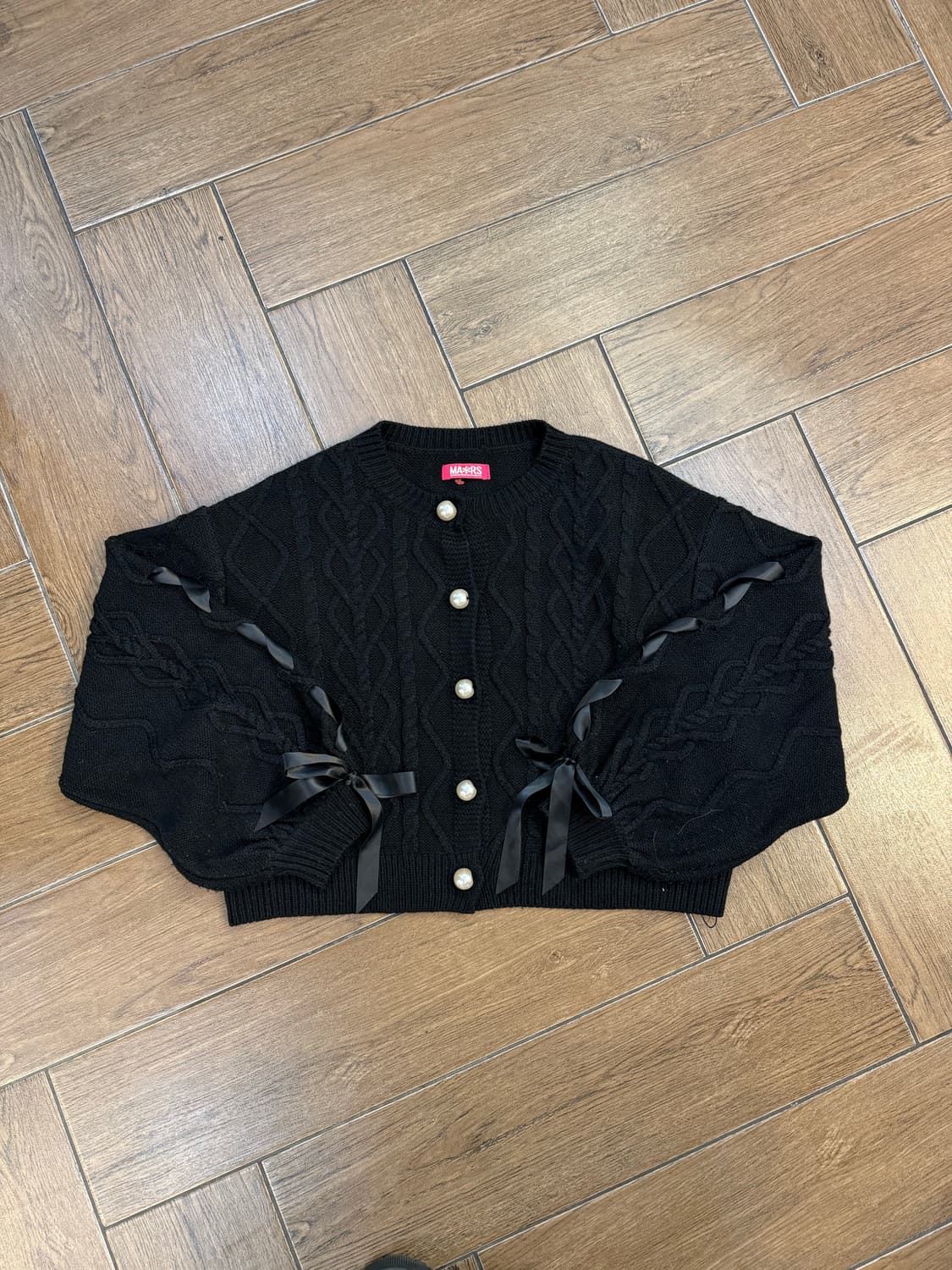 MA*RS 마즈 리본 라디건 코디 🐺 상품이미지6