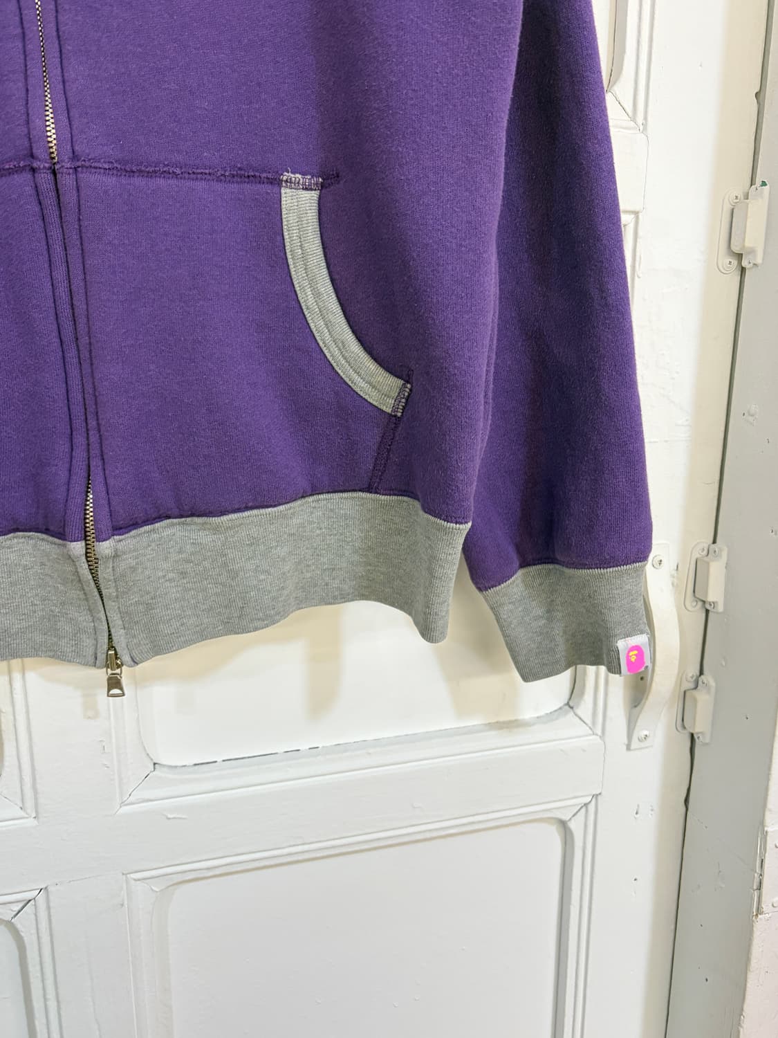 베이프 - 퍼플 컬러 후드집업 상품이미지7
