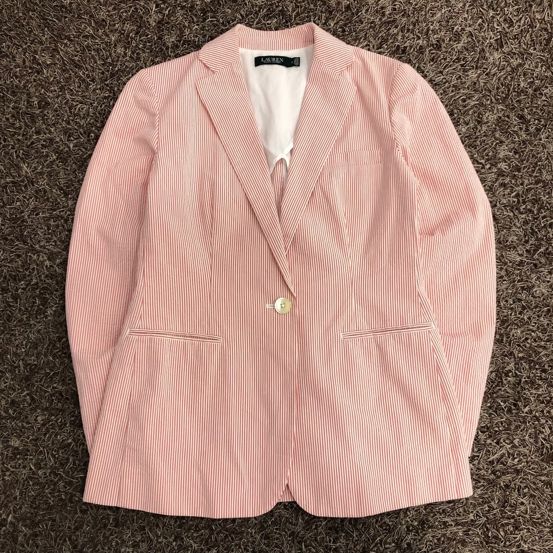 로렌 랄프로렌 폴로 여성 스트라이프 블레이저 자켓 상품이미지1