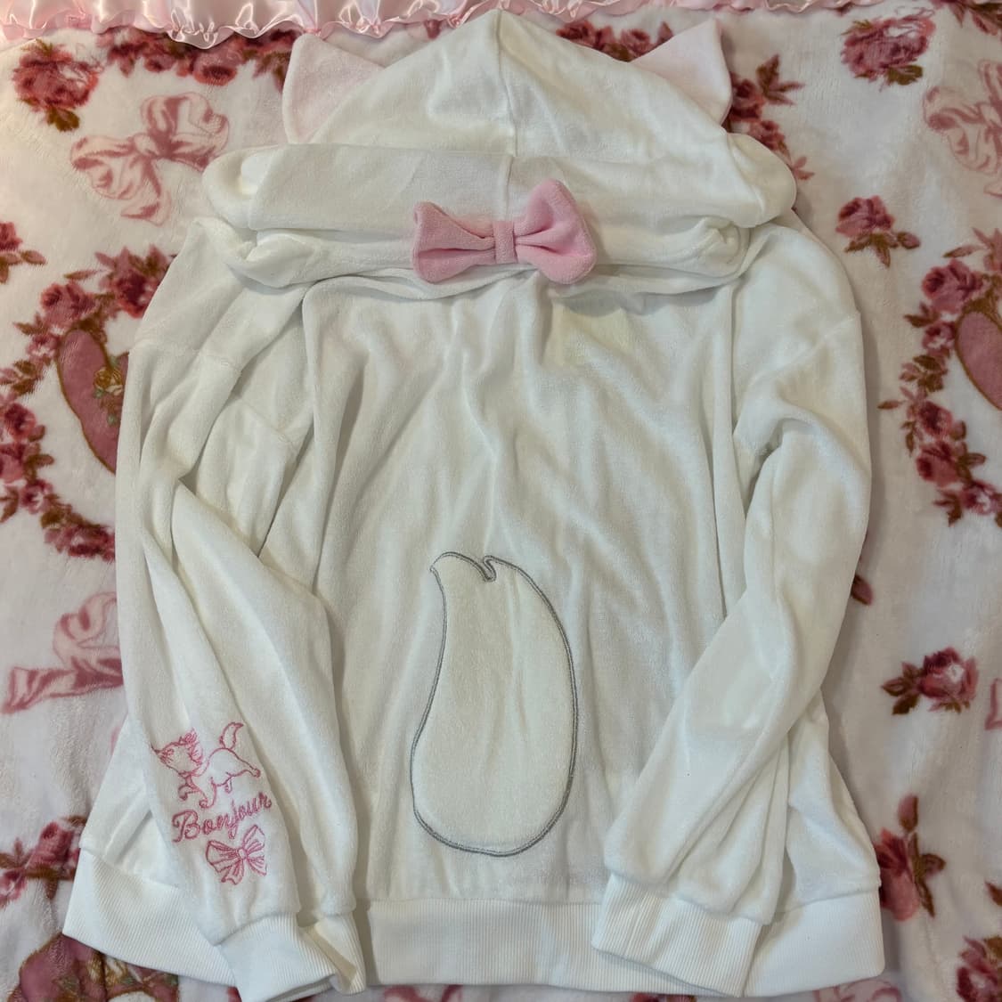 디즈니 마리 생화이트 트레이닝복 셋업 상품이미지2