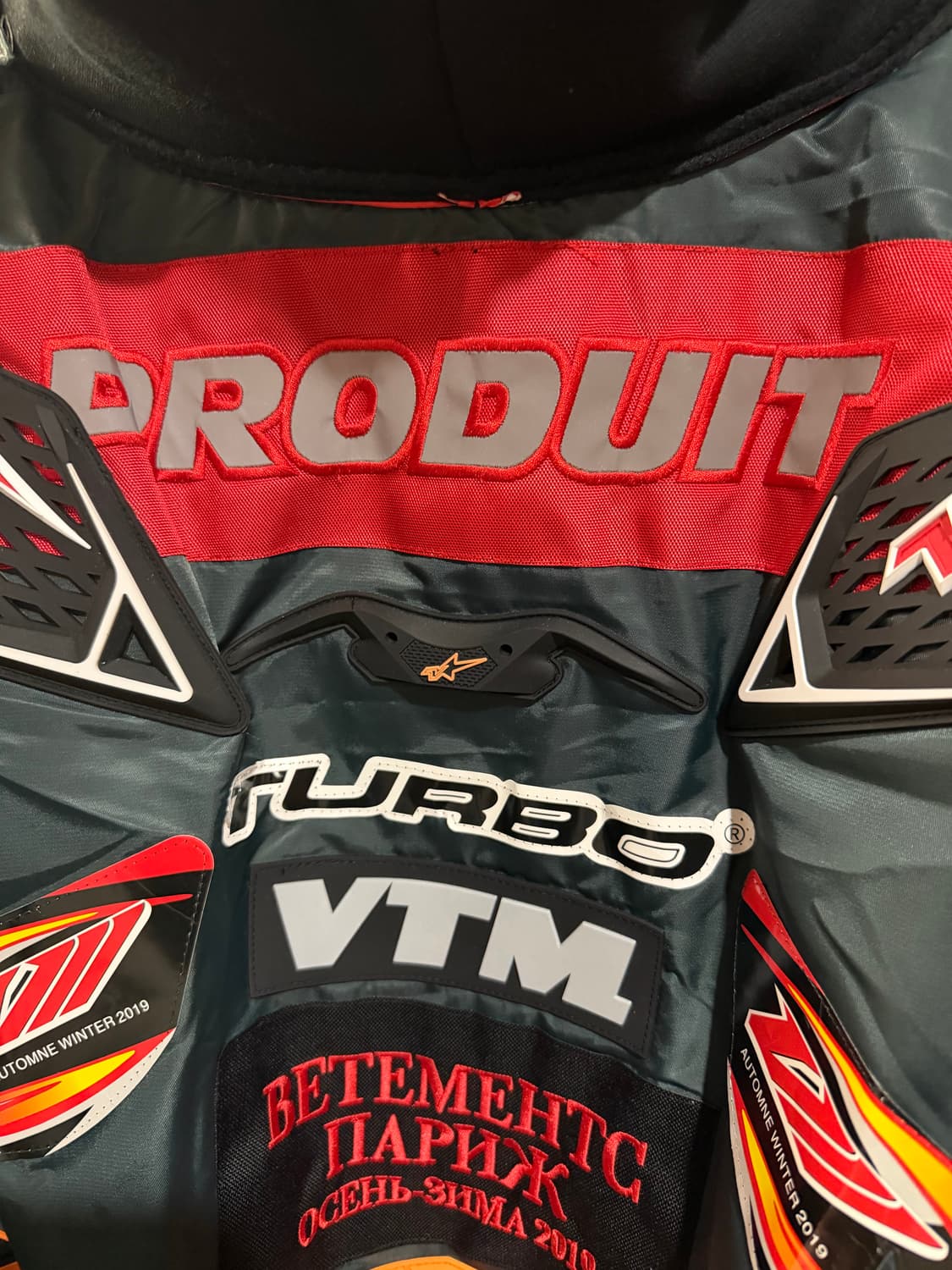 베트멍 알파 콜라보 VTM 터보 항공 점퍼 L 상품이미지6