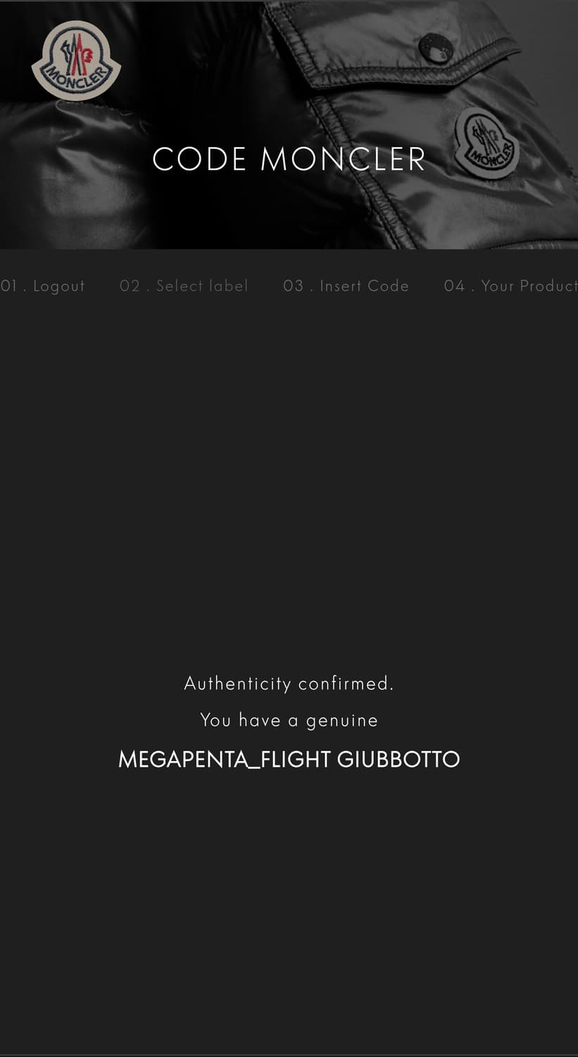 Rick owens x Moncler 메가 펜타 플라이트 자켓 2사이즈 상품이미지9